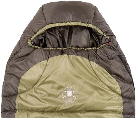Coleman North Rim 0°F Big & Tall Sleeping Bag, Cold-Weather Mummy Sleep Sack with No-Snag Zipper & Adjustable Hood for Warmth & Ventilation, Large Camping Sleeping Bag - Image 2