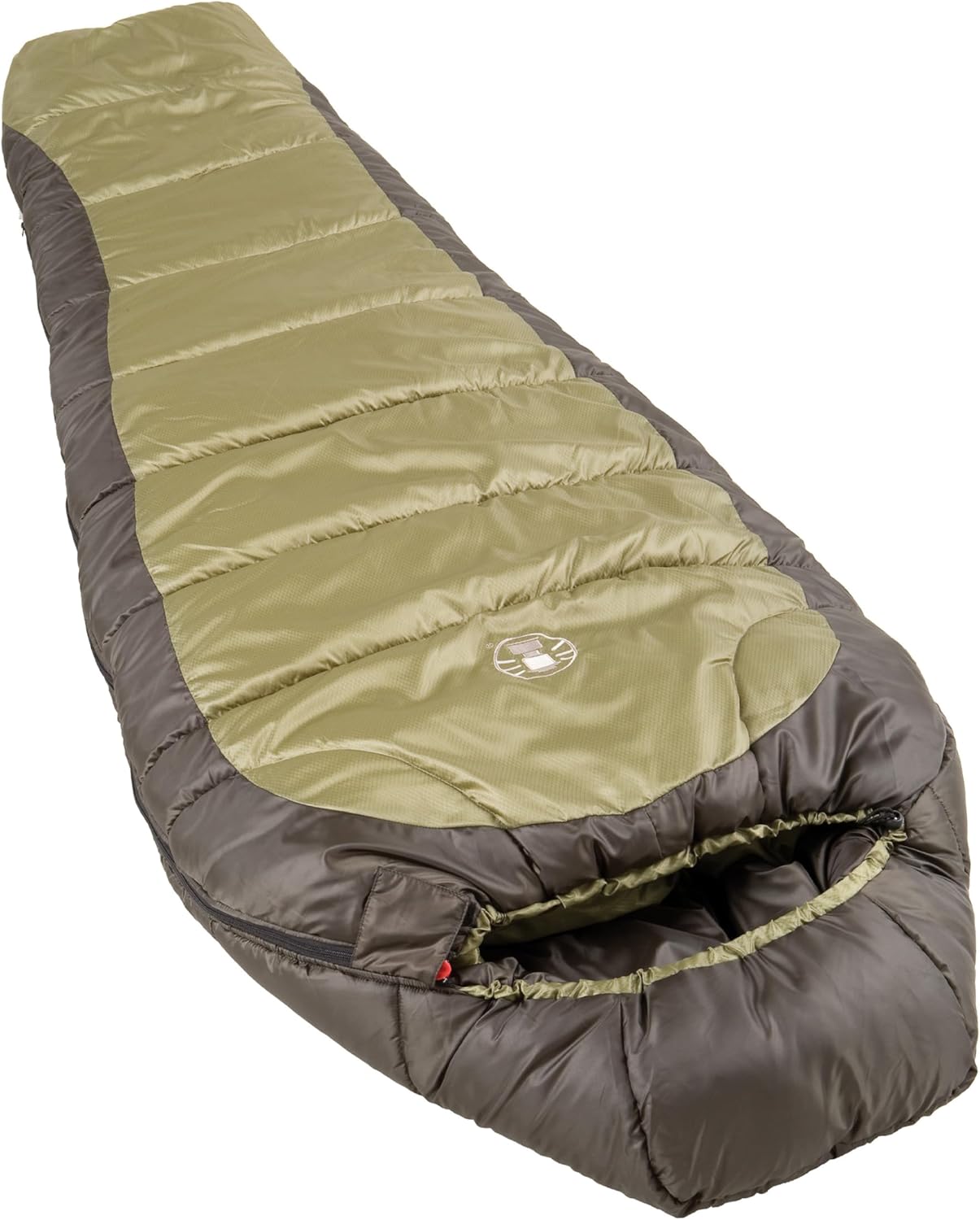 Coleman North Rim 0°F Big & Tall Sleeping Bag, Cold-Weather Mummy Sleep Sack with No-Snag Zipper & Adjustable Hood for Warmth & Ventilation, Large Camping Sleeping Bag - Image 7